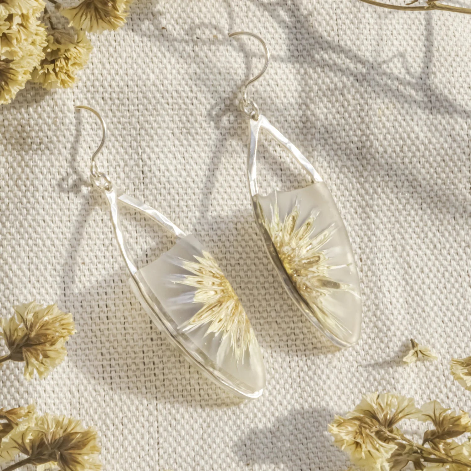 Globe Thistle Marquis Earring