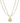 Coin in Gold on Pyrite Long Necklace
