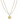 Coin in Gold on Pyrite Long Necklace