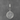 Magnifying Glass w/ Crystal on Adjustable Chain - Silver/Gunmetal