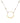 Circle of Life Necklace Gold - 16 Inch