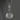 Magnifying Glass w/ Crystal on Adjustable Chain - Brass