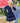 Embroidered Lace Trim Dress - Navy / XS