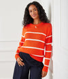 Stripe Crewneck Sweater