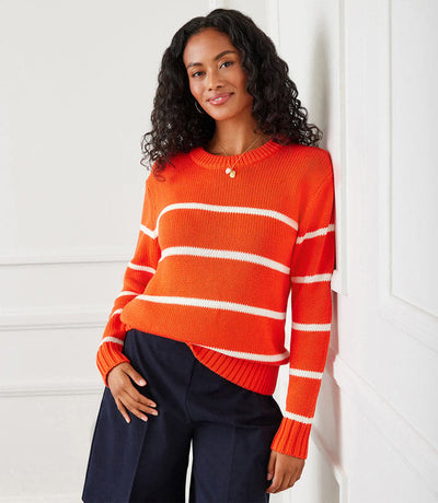 Stripe Crewneck Sweater