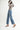 Mid Rise Stretch Bow Boyfriend Jean