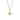 Honey Bee Tiny Charm Necklace - Gold / 16’’