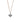 Honey Bee Tiny Charm Necklace - Silver / 16’’