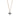 Honey Bee Tiny Charm Necklace - Silver / 16’’