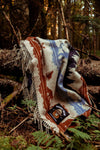 Smokey Bear Ramble Recycled Wool Throw Blanket