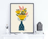 Be Deeply Rooted - floral illustration print