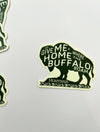 Where the Buffalo Roam Montana Sticker