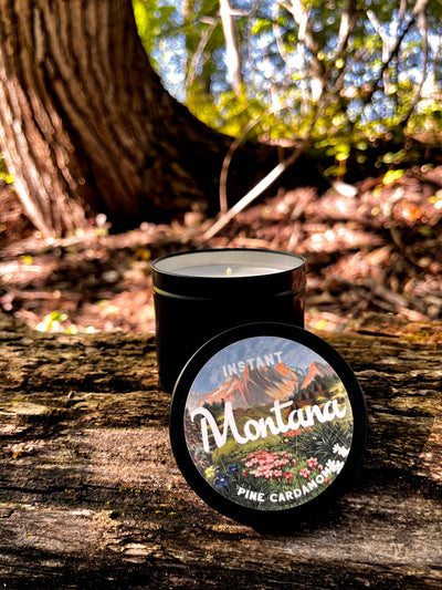 Instant Montana Scented Candle Tin - Pine Cardamom