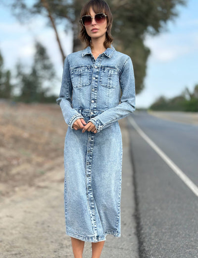 Millie Denim Shirtdress