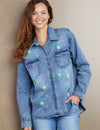 Denim Hanging Plants Shirt