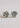 Druzy Prong - Silver - Earrings