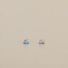 Teardrop Stud-Fire Opal