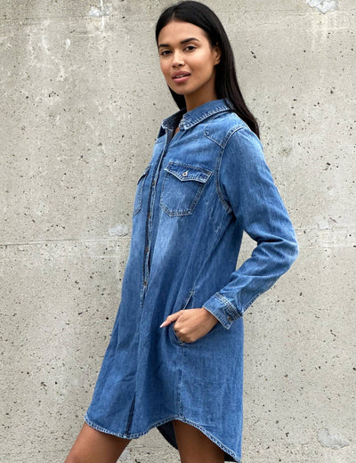 Amanda Denim Shirtdress