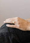 Gold Rings - Mother of Pearl Signet