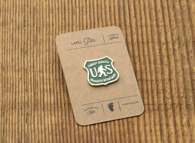 Enamel Lapel Pin, US Forest Service, Sasquatch Department