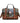 The Medium Satchel - Chestnut and Blue Tartan
