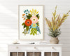 Country Bunch No. 1 - floral illustration print