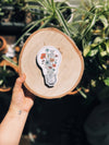 Floral Lightbulb - Waterproof Flower Sticker