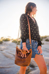 Bianca Handcrafted Leather Tote/Crossbody Bags