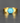 Turquoise Howlite Hexagon Ring On A Hand Hammered Band - 7