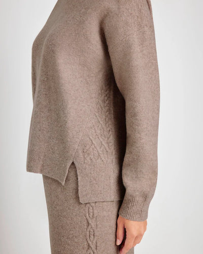 Stassi Cable Crew Sweater