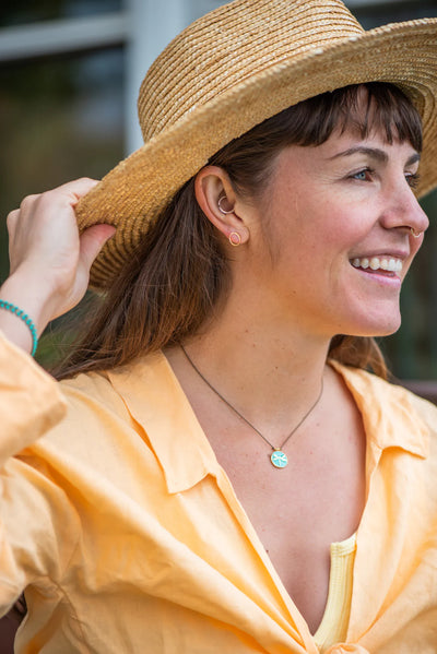 Enamel Dragonfly Charm Necklace