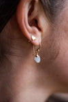 Gemstone Nugget Earrings
