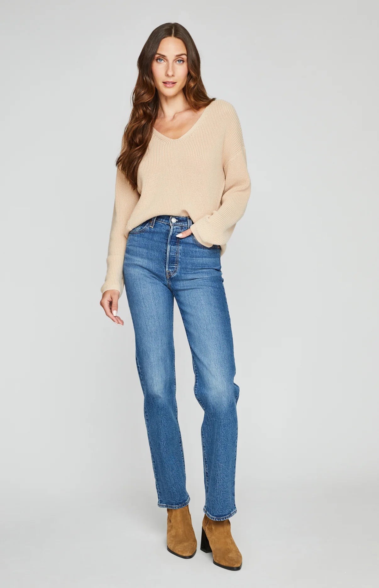 Tucker V Neck Sweater