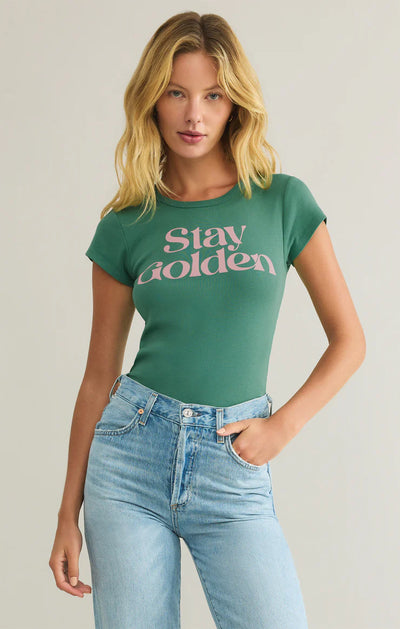 Stay Golden Cheeky Tee