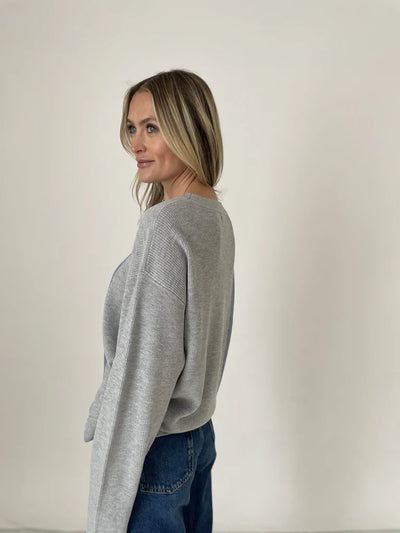 Naomi Side Slit Sweater