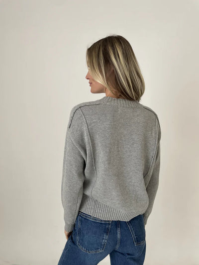 Sydney Exposed Hem Sweater