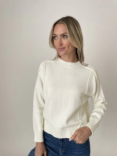 Sydney Exposed Hem Sweater