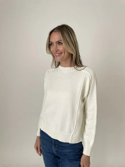 Sydney Exposed Hem Sweater