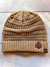 Bozeman Knit Beanie w/ Leather Tree Patch