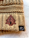 Bozeman Knit Beanie w/ Leather Tree Patch