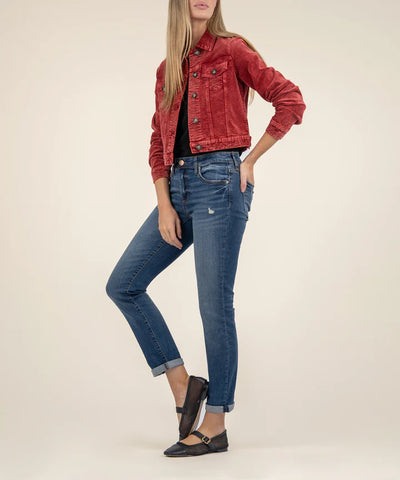 Julie Corduroy Crop Jacket