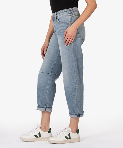 Ashley High Rise Slouchy Barrel Straight Leg