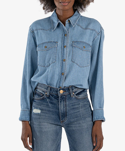 Mika Western Chambray Shirt