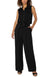 Sleeveless Jumpsuit With Wide Leg