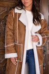 Michelle Sherpa Trench Coat