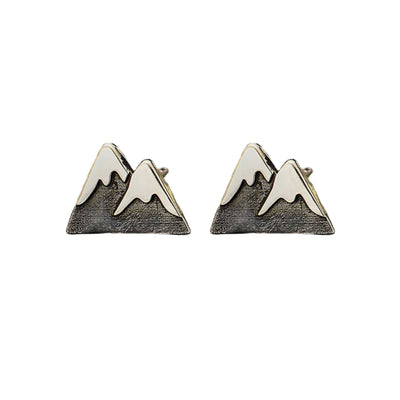 Tiny Mountain Girl Post Earrings