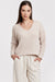 Vania Drop Shoulder V Neck Sweater