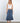 Scallop Denim Midi Skirt