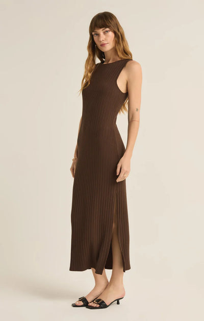 Raewyn Rib Midi Dress