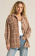 Plaid Tucker Shirt Jacket